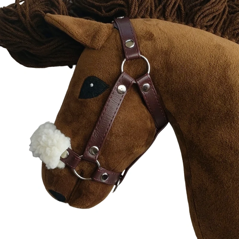Kantar skórzany z futerkiem A3 Hobby Horse