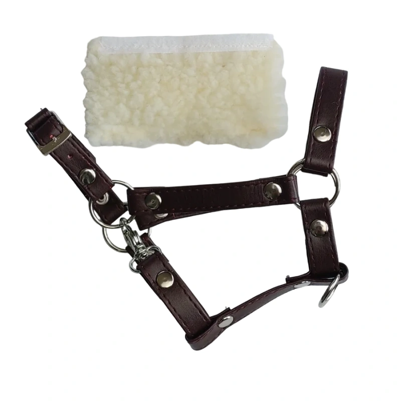 Kantar skórzany z futerkiem A3 Hobby Horse