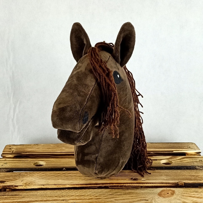 Hobby Horse  Gniadek Brązowy - Mały (Koń na kiju) A4