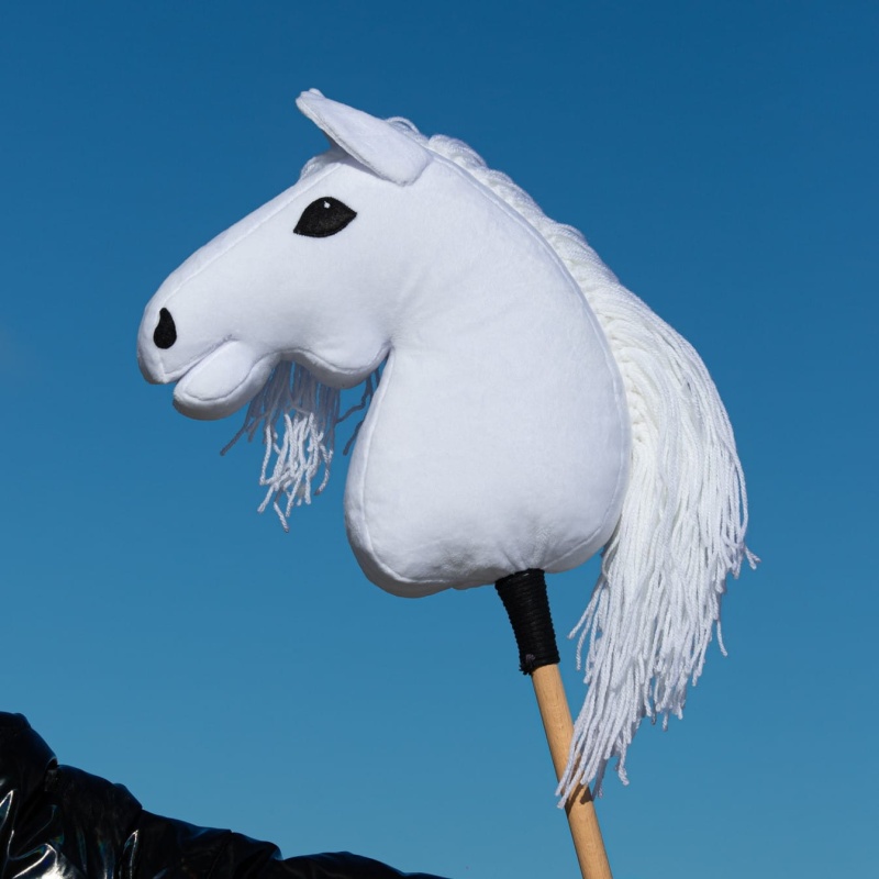 Hobby Horse  Siwek Biały- Mały (Koń na kiju) A4