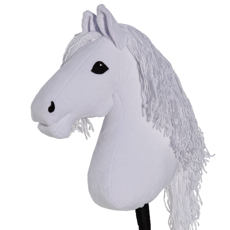 Hobby Horse  Biały - Duży (Konik na kiju) A3