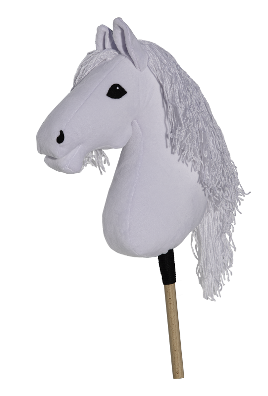 Hobby Horse  Biały - Duży (Konik na kiju) A3