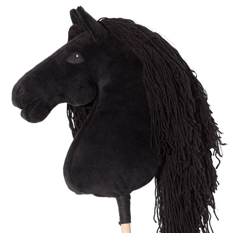 Hobby Horse Czarny - Kary Duży (Koń na kiju) A3
