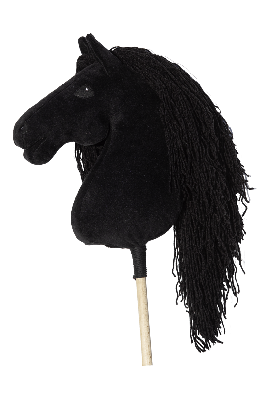 Hobby Horse Czarny - Kary Duży (Koń na kiju) A3